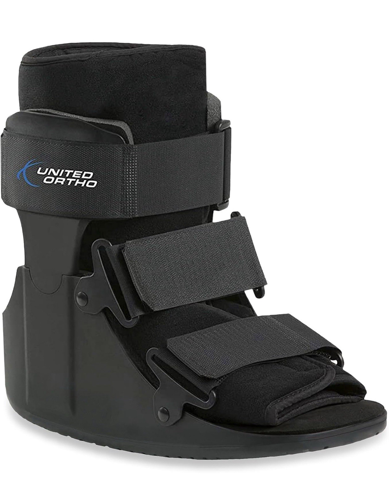 United Ortho USA14013 Short Cam Walker Fracture Boot, Small, Black Size Small