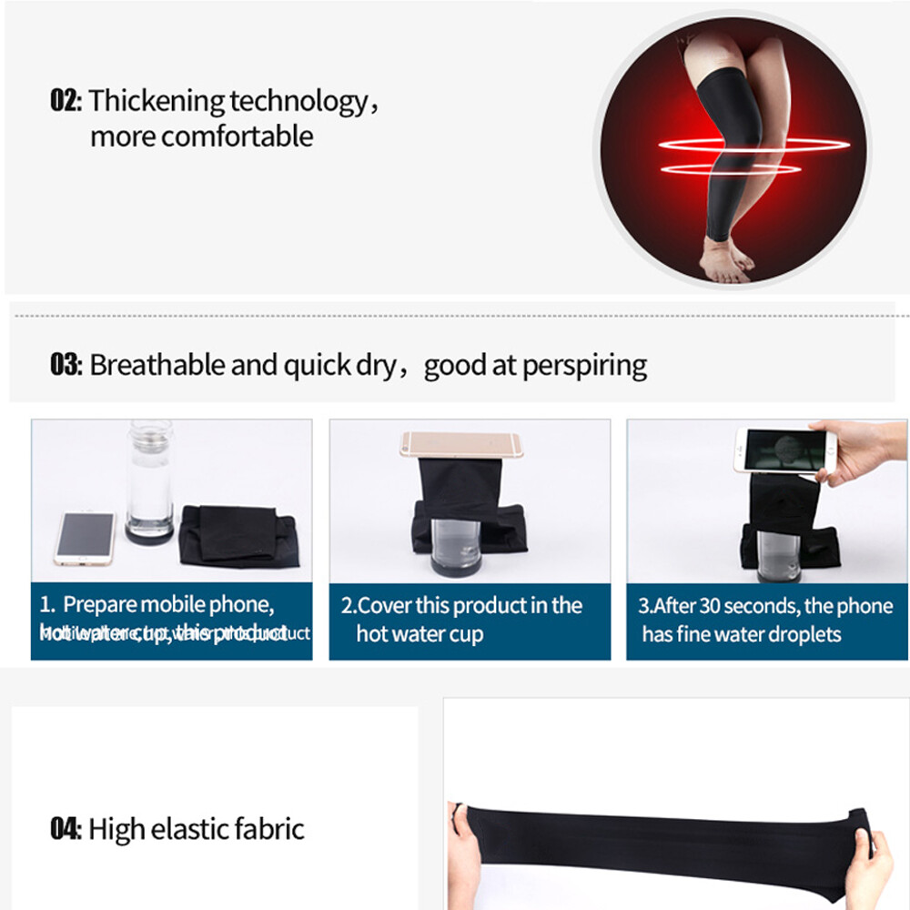 Compression Long Sleeve Support Leg Knee Brace Socks Sport Pain Relief Men Women
