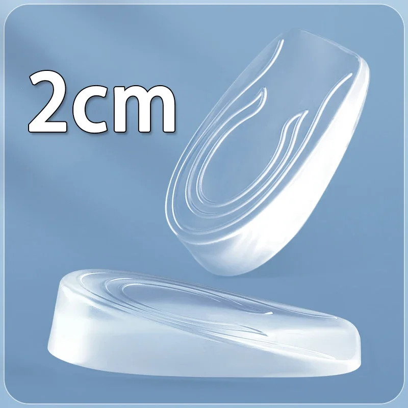 2pcs/4pcs Men’s and Women’s Arch Support Height Increasing Insoles Invisible Ela