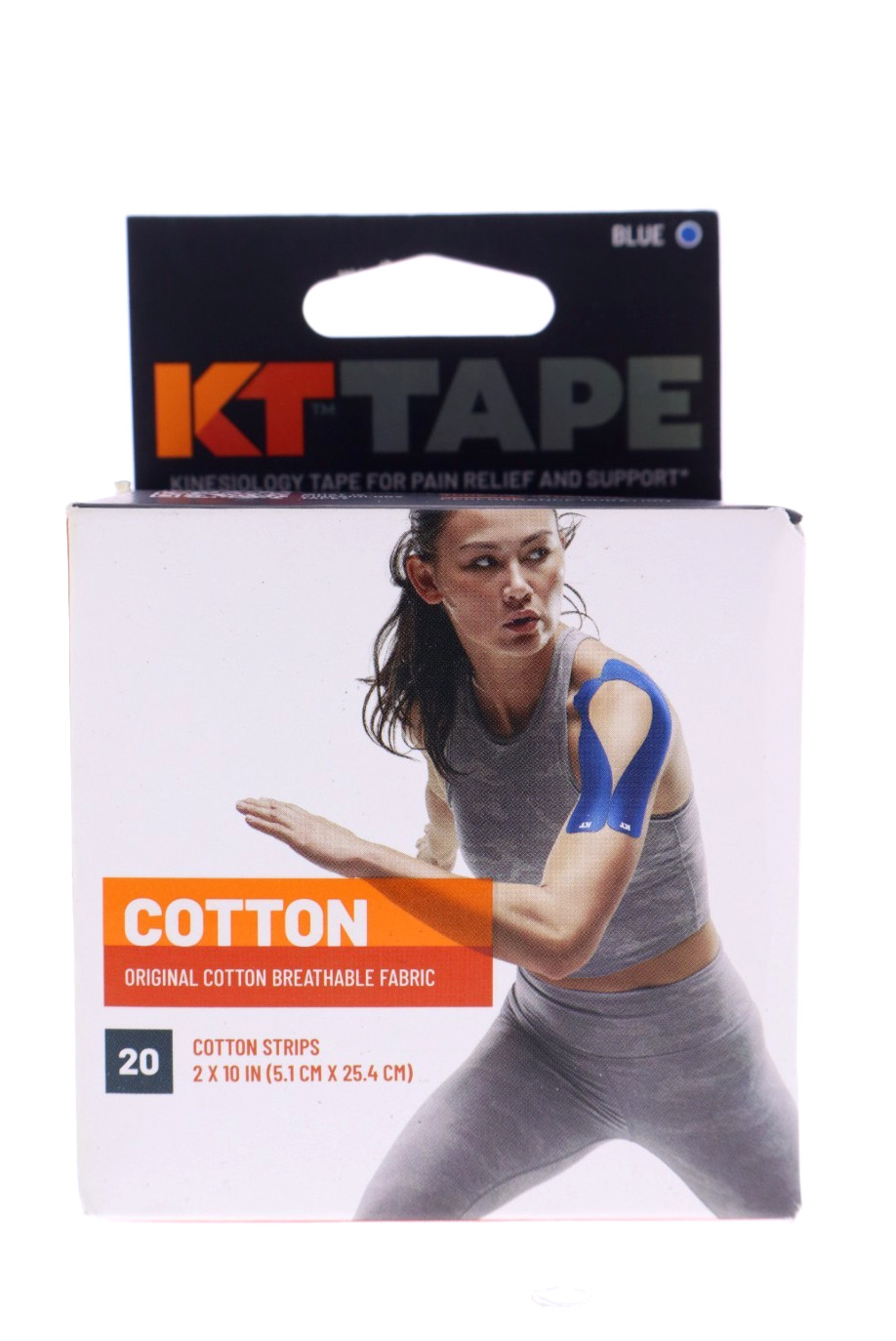 KT Tape Original Elastic Sports Tape – 20 Cotton Strips