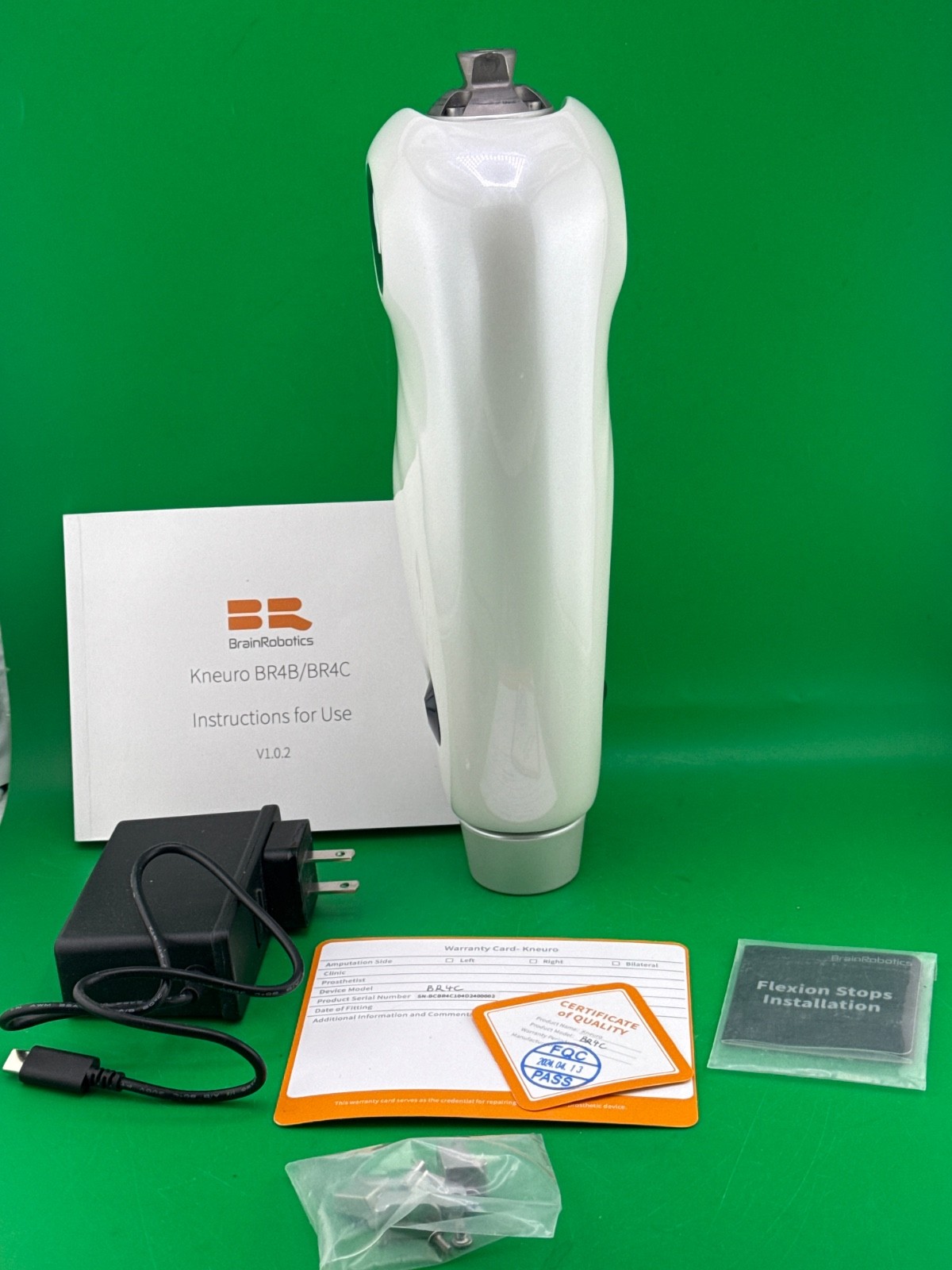 Brainrobotics brain robotics Kneuro Microprocessor prosthetic knee. New cond