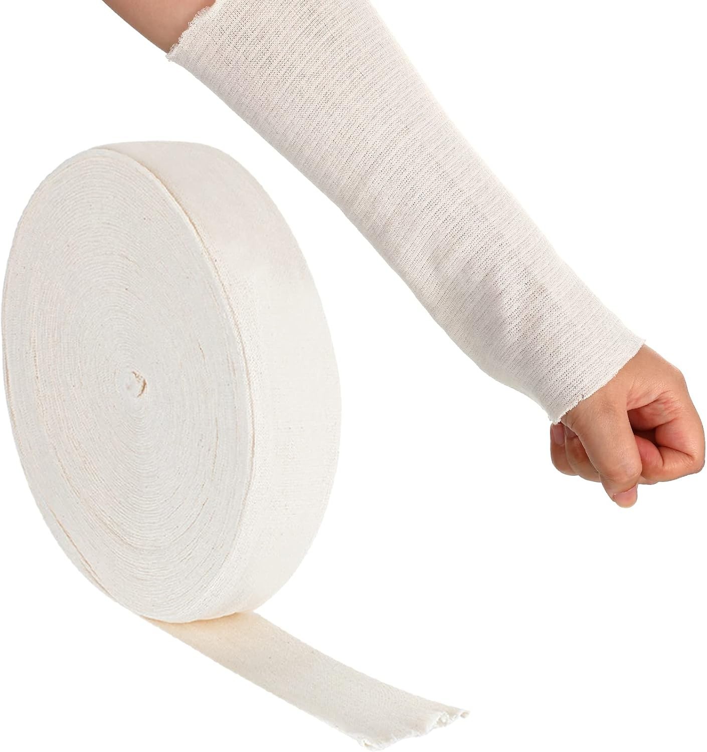 Cotton Stockinette Tubular Elastic Arm Cast Sleeve Roll Elastic Wrap Tube Wrist