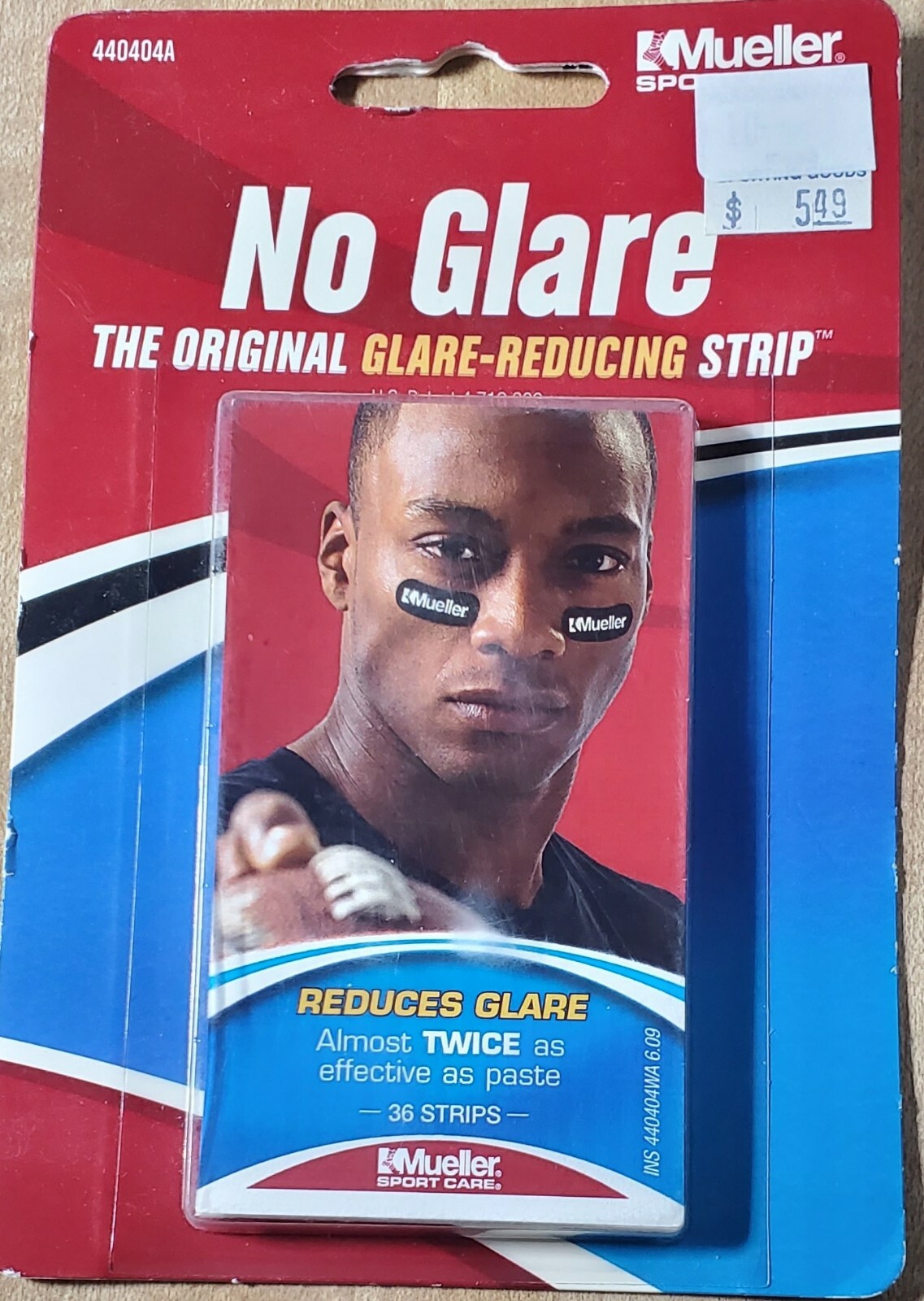 (LOT OF 20) MUELLER GLAIR-REDUCING STRIPS PACKAGE OF 36