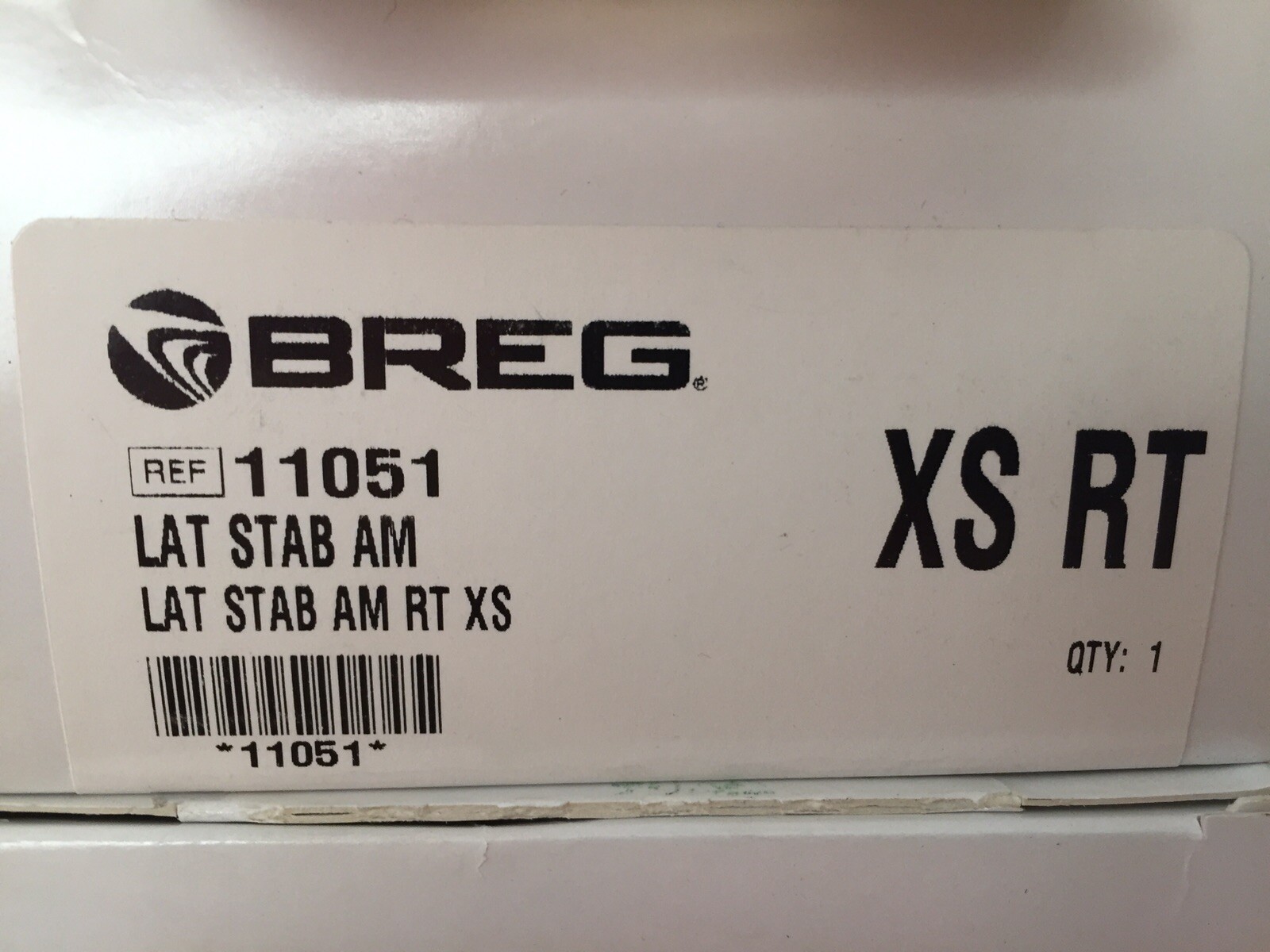 Breg Lateral Stabilizer Knee Brace, Airmesh, Right, XSmall, 11051