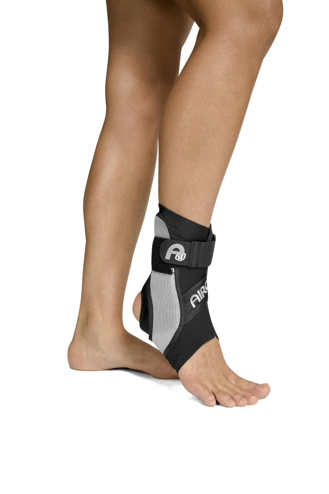Black Left Foot Orthopedic Ankle Brace Mild Support for Injury Prevention