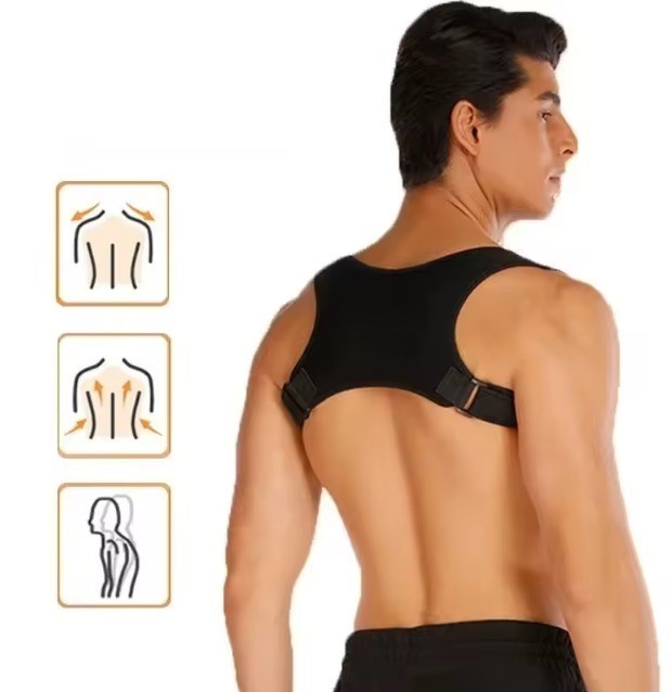 Adjustable Posture Corrector Back Shoulder Support Correct Brace Belt Men Women