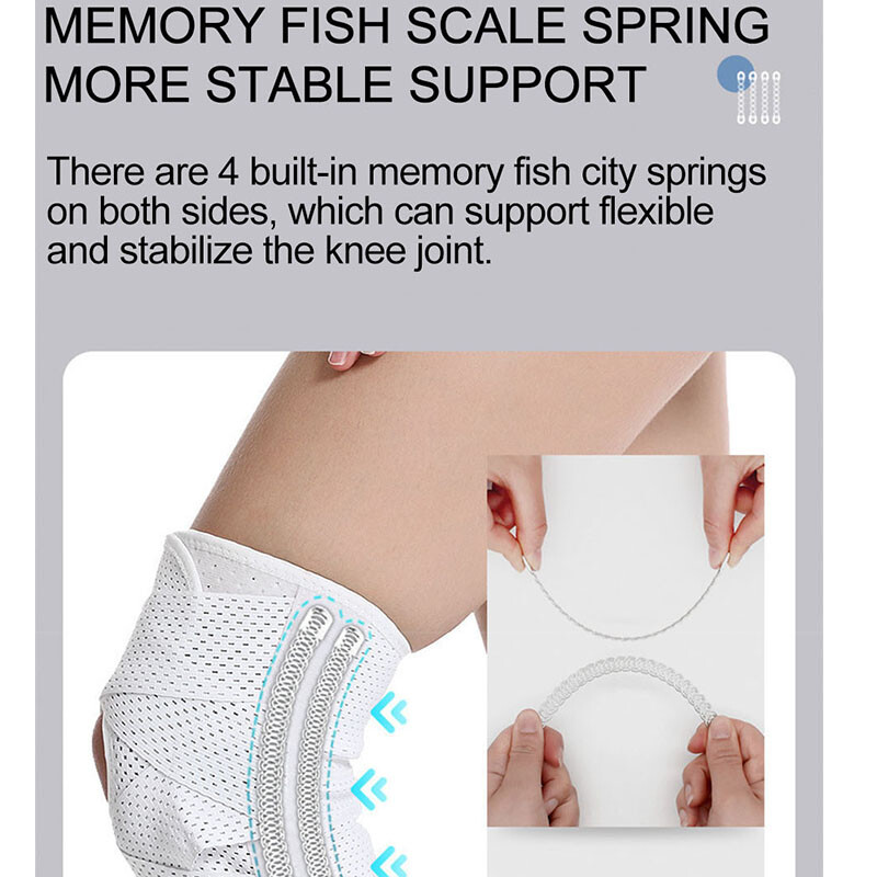 Professional Knee Brace with Side Stabilizers,Knee Wrap with Ultra-Soft Bandage