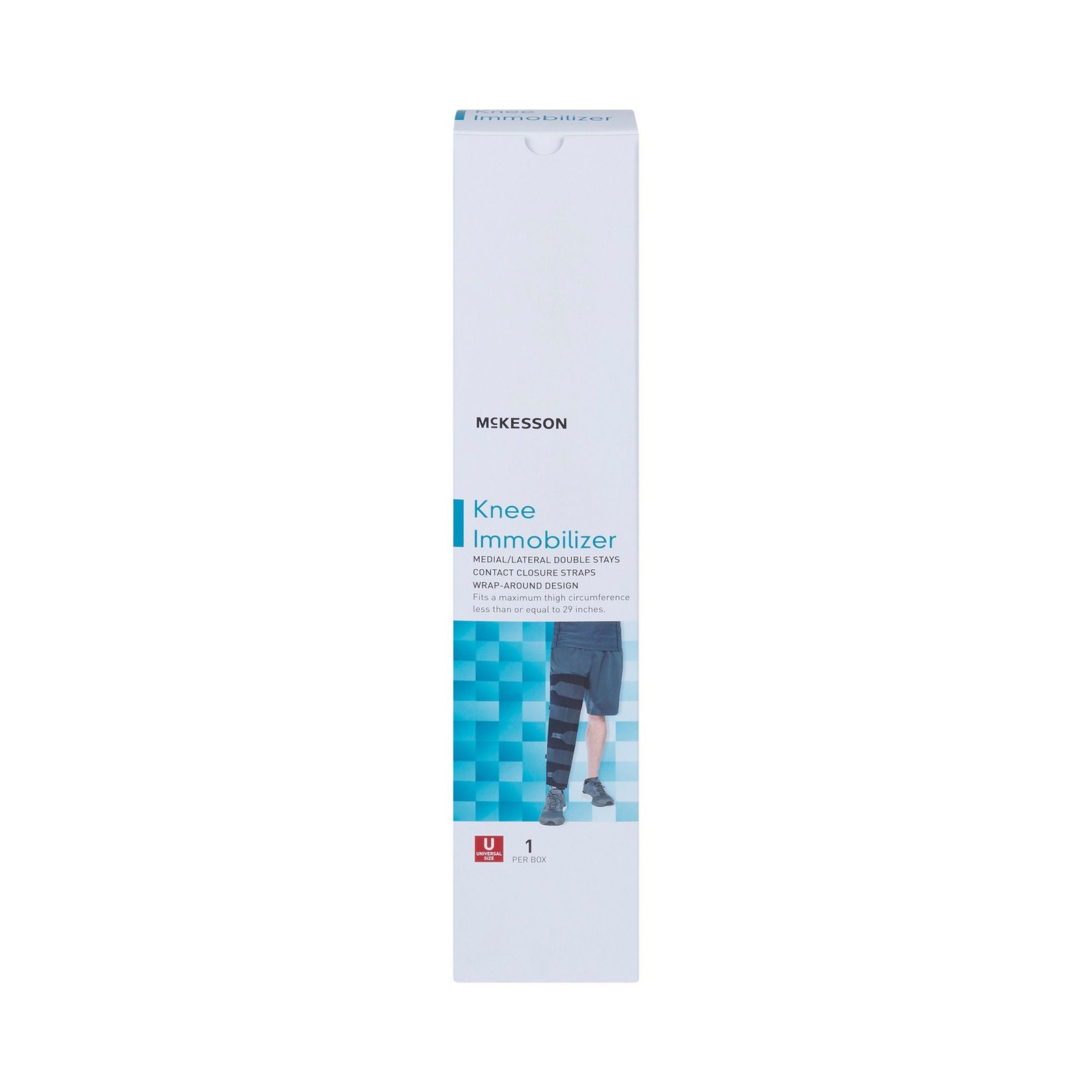 McKesson Foam Knee Immobilizer One Size 1 Each