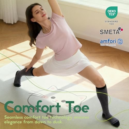 Compression Socks Large-X-Large I1-3pairs (Dark Gray&steel Blue&light Gray)