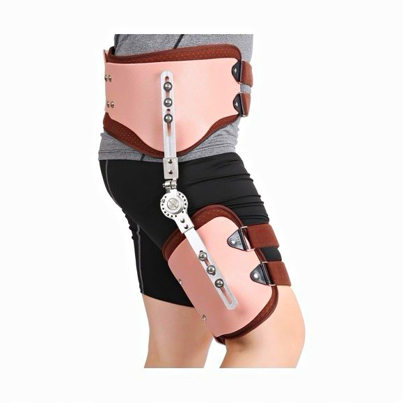 JorWystia Hinged Hip Abduction Brace, Adjustable Hip/Leg Stabilization, One Size