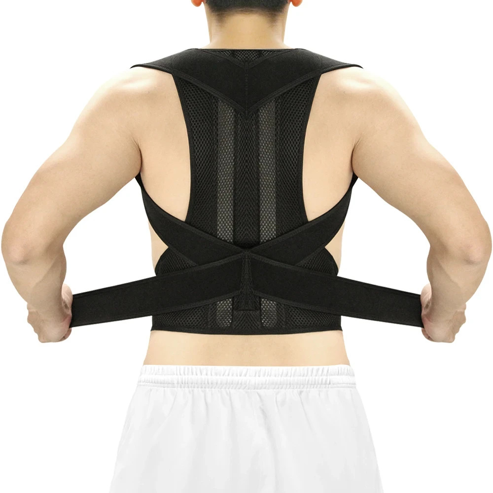 Adjustable Back Posture Corrector Brace Shoulder Support Clavicle Belt Unisex