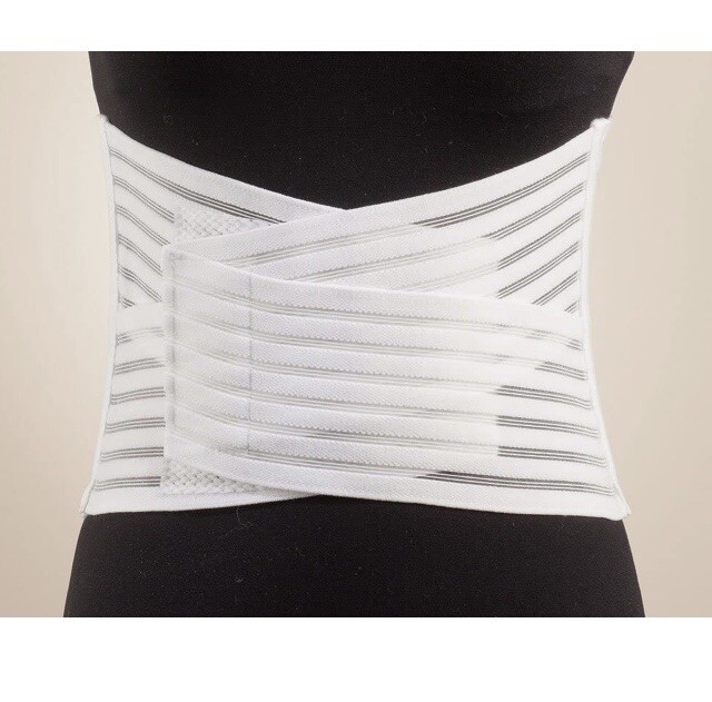 Easy Comforts Elastic Abdominal & Lumbar Back Support Brace – Med/34”-38” Waist