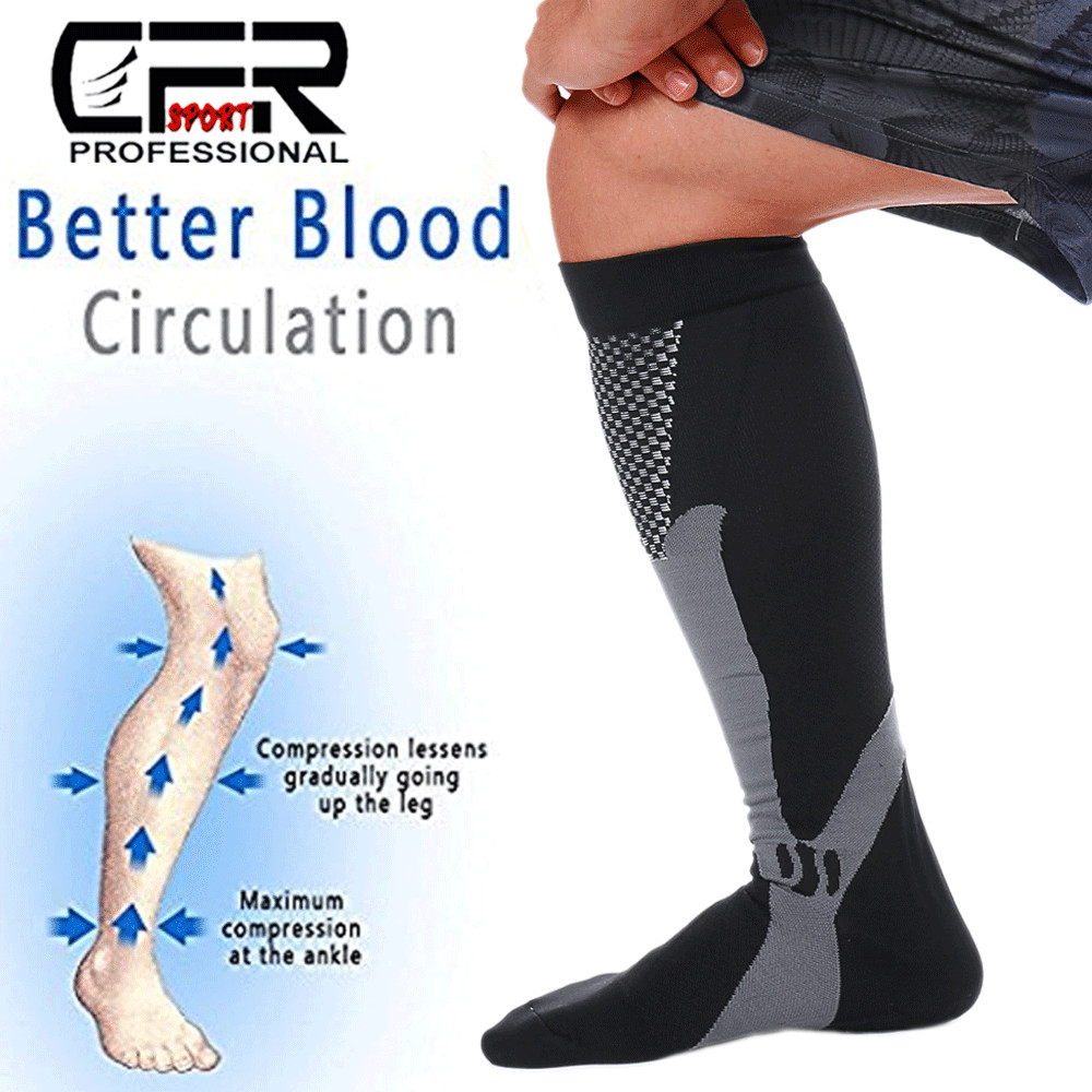 Copper Compression Socks 20-30mmHg Graduated Support Mens Womens Sport Medical