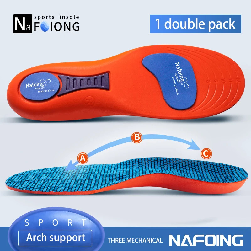 Orthopedic Insoles for Feet Sport Shock-absorbing Insole for Shoes Arch Support