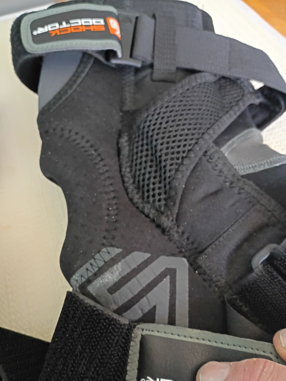 Shock Doctor 872 Knee Support Brace x3 Dual Hinges X-large Adjust Straps Used
