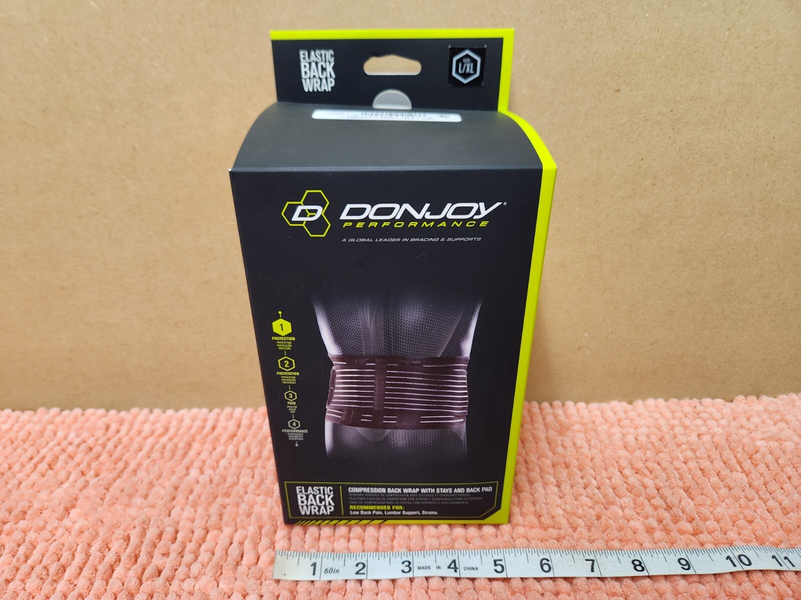 DonJoy Performance Elastic Back Wrap Sz L/XL DonJoy Compression Back Wrap NEW