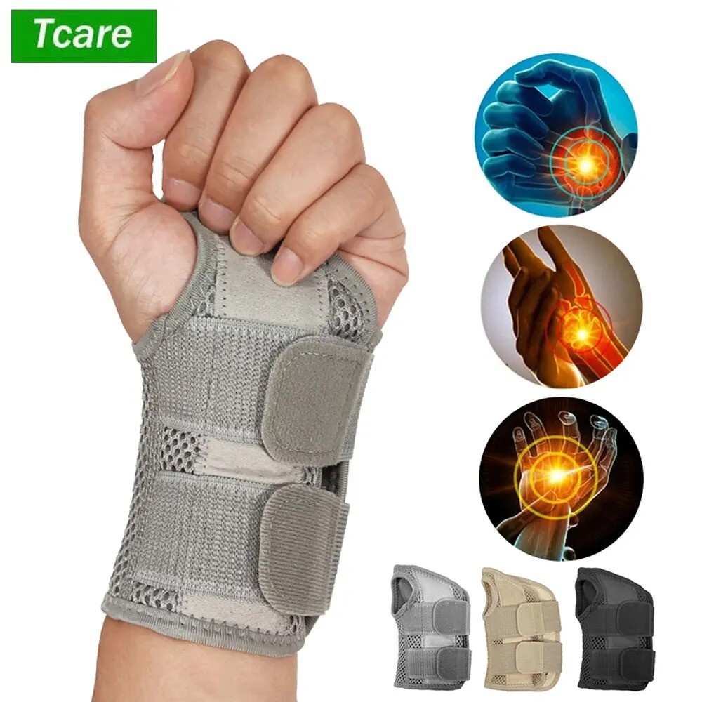 Wrist Brace for Carpal Tunnel Support Brace with Splints Hand Support for Arthri