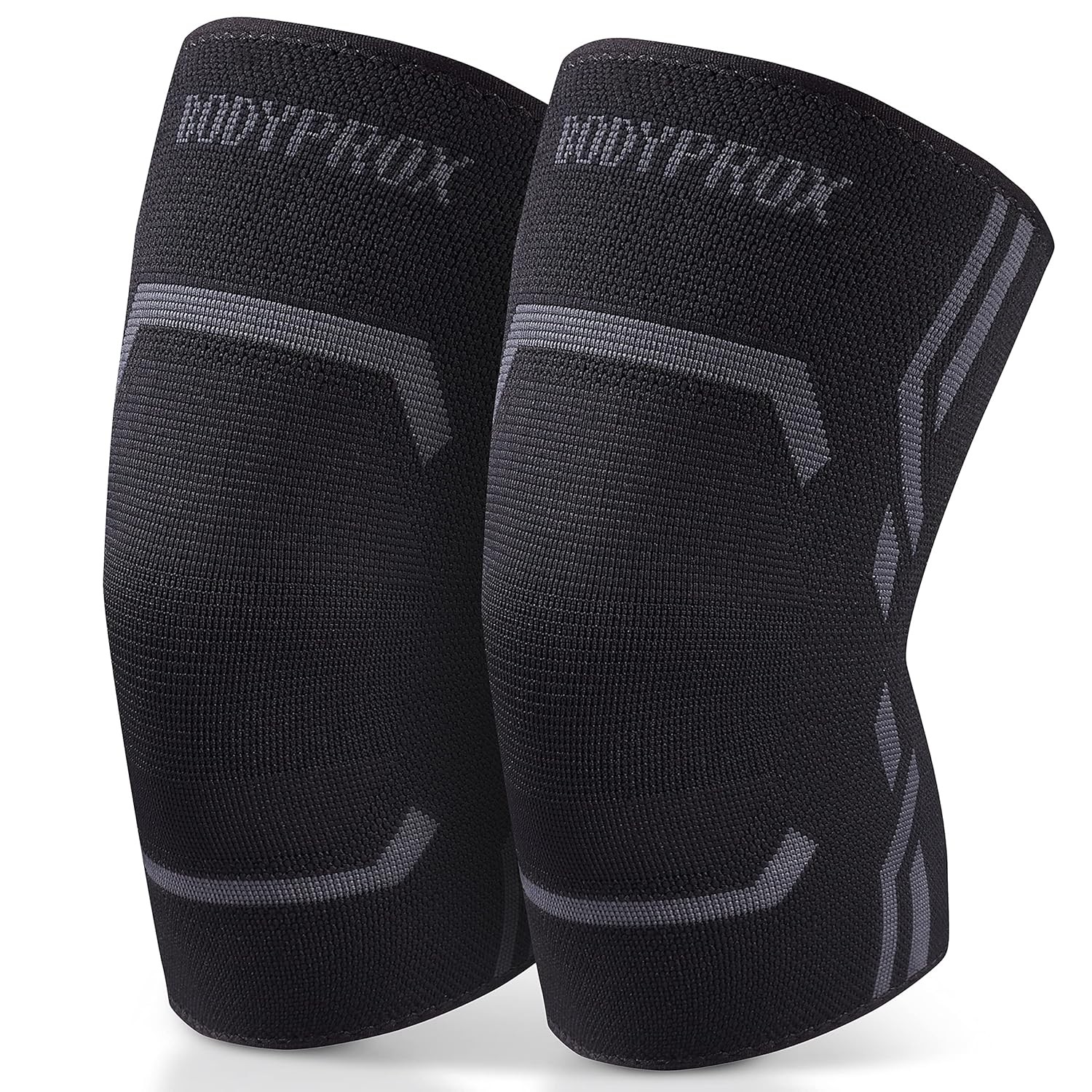 Bodyprox Knee Compression Sleeve Support Brace Running Pair