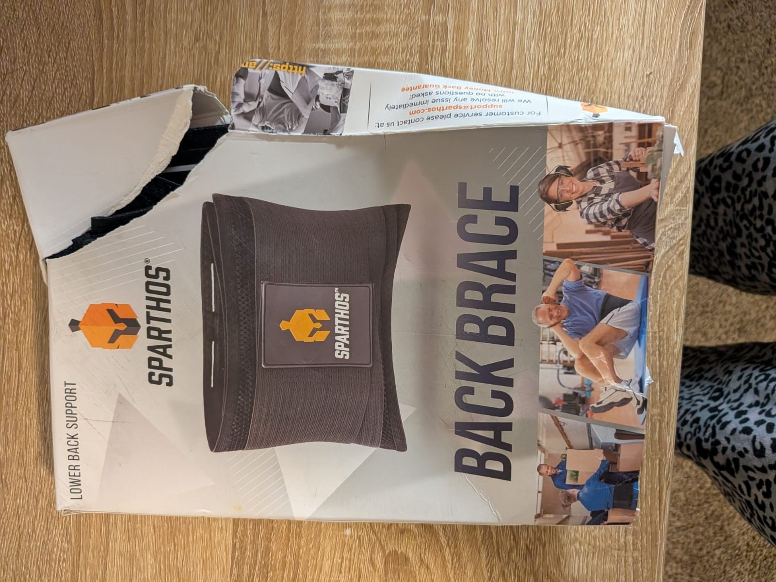 Sparthos Back Brace for Lower Back Pain – Immediate Relief from Sciatica, Hernia