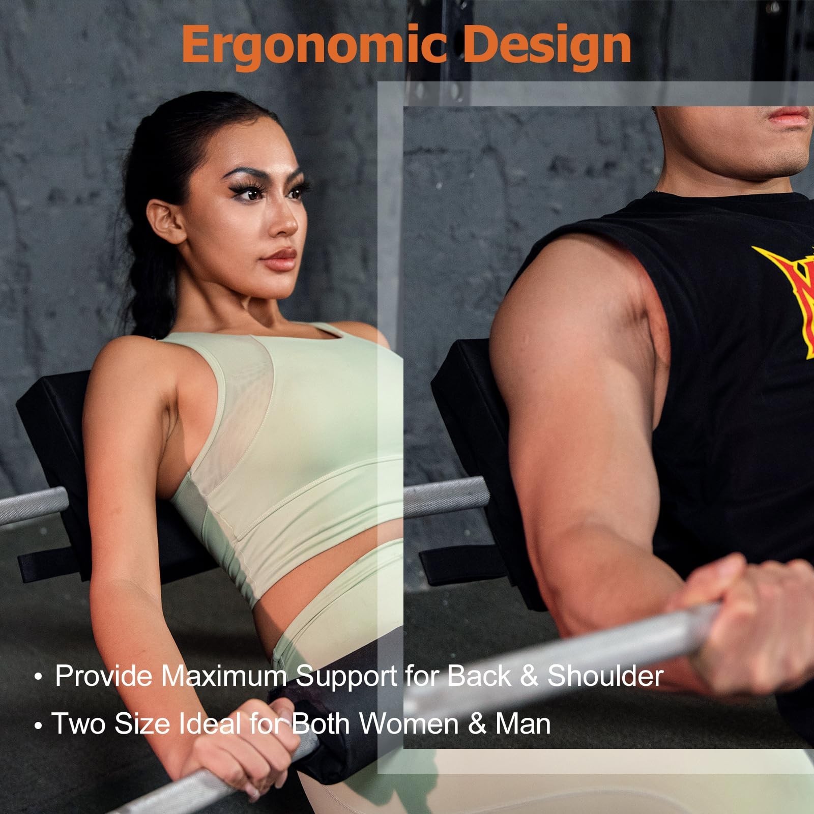 Hip Thrust Back Pad for Squat Rack & Barbell – Versatile Workout Support Pad