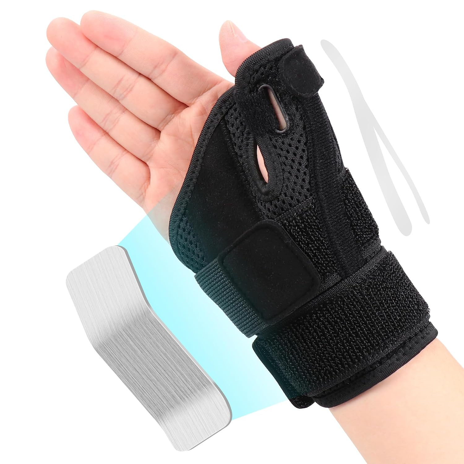 Thumb Spica Splint Brace Right Left Hand Women and Men, CMC with Thumb Suppor…