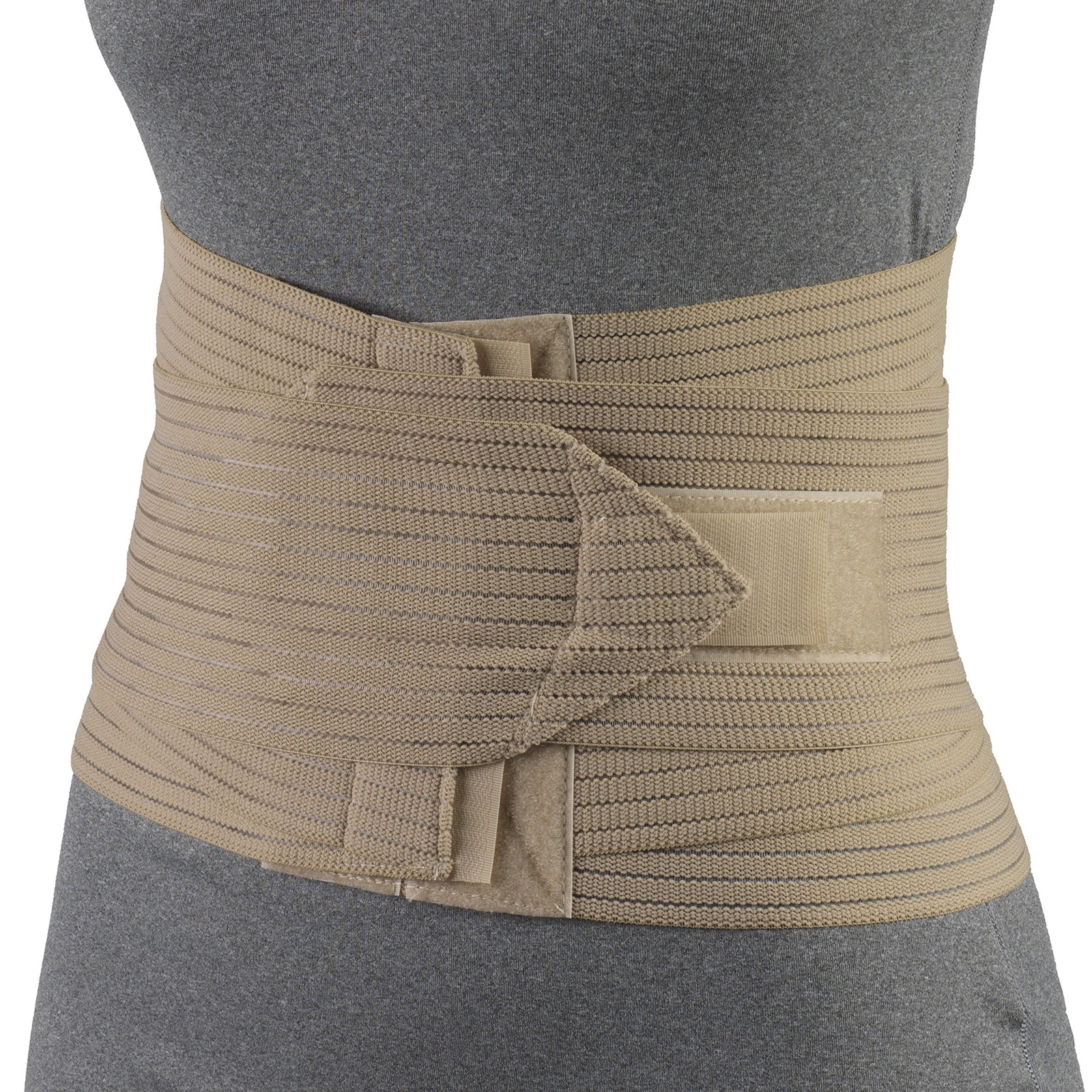 OTC Petite Lumbo-Sacral Support, Abdominal Uplift, 8-Inch Lower Medium, Beige