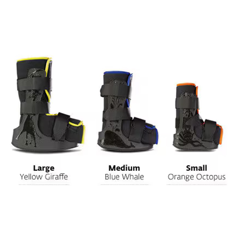 Donjoy Foot Brace Pediatric Boot Minitrax Orthopedic Rehabilitation Black