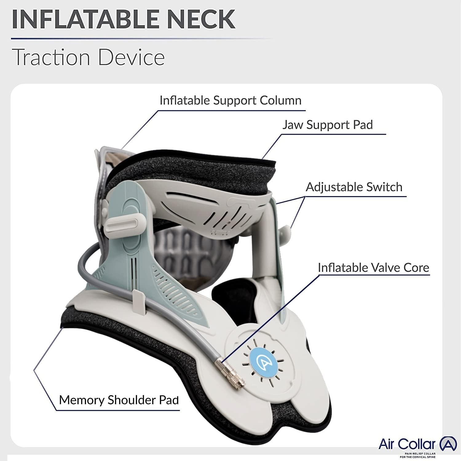 Air Collar Cervical Traction – Neck & Shoulder Pain Relief