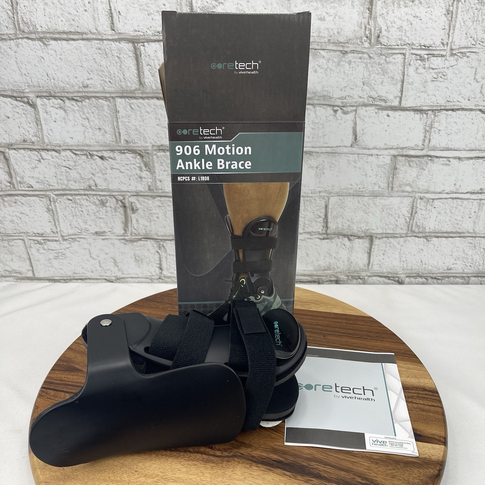 Coretech 906 Motion Ankle Brace Vive Health Left Medium HCPCS # L1906