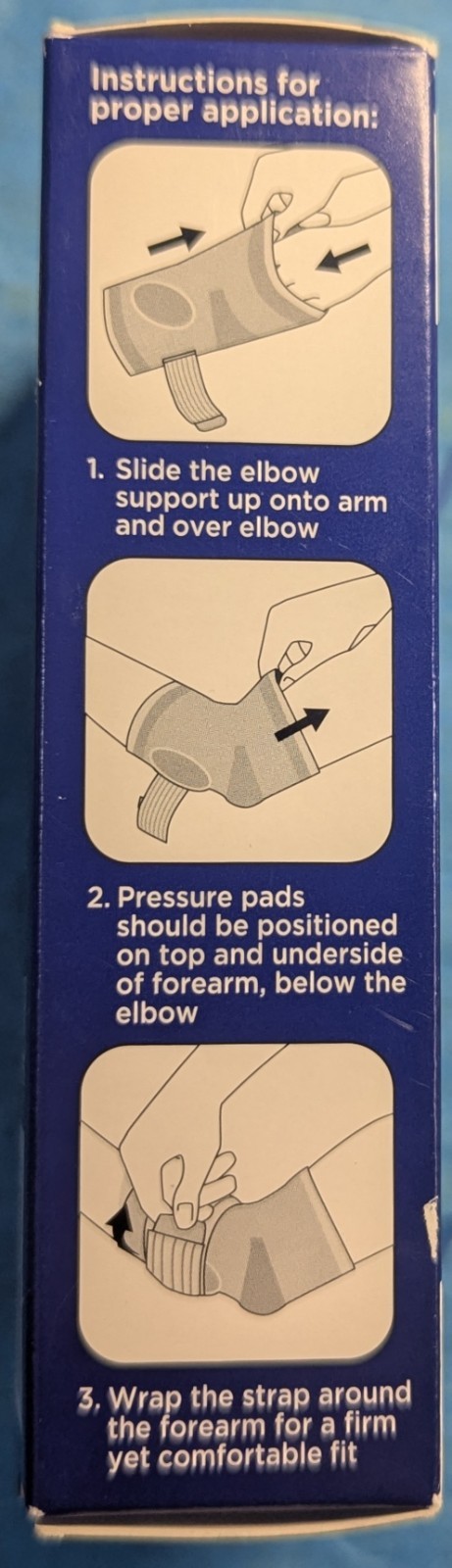 Walgreens Elbow Support with Targeted Pressure Pads Advanced Support L/XL New