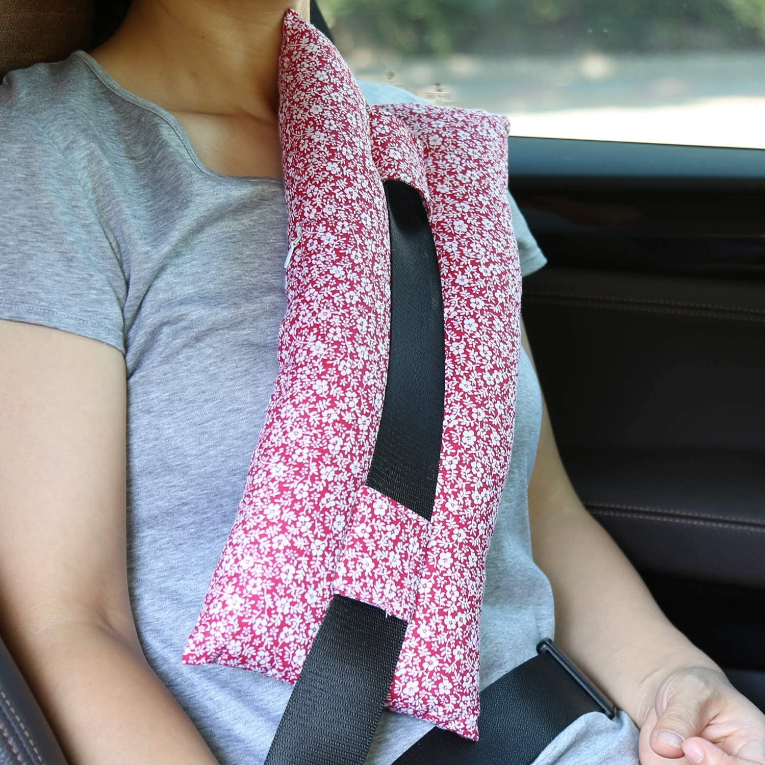 Seatbelt Pillows for Post-Surgery Comfort Mastectomy Breast Cancer Port Pacemake