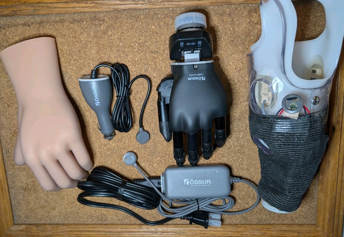 Ossur I-Limb Bionic Hand, Joint Prosthetic & Silicone Hand Cover + More