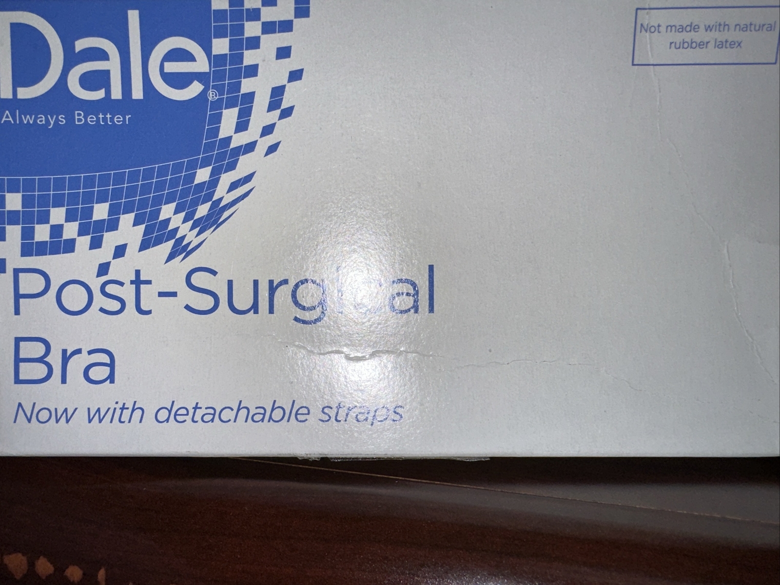 Post Surgical Bra, Medium Size B-D 34-36”, White, By Dale #702, Latex Free, New!