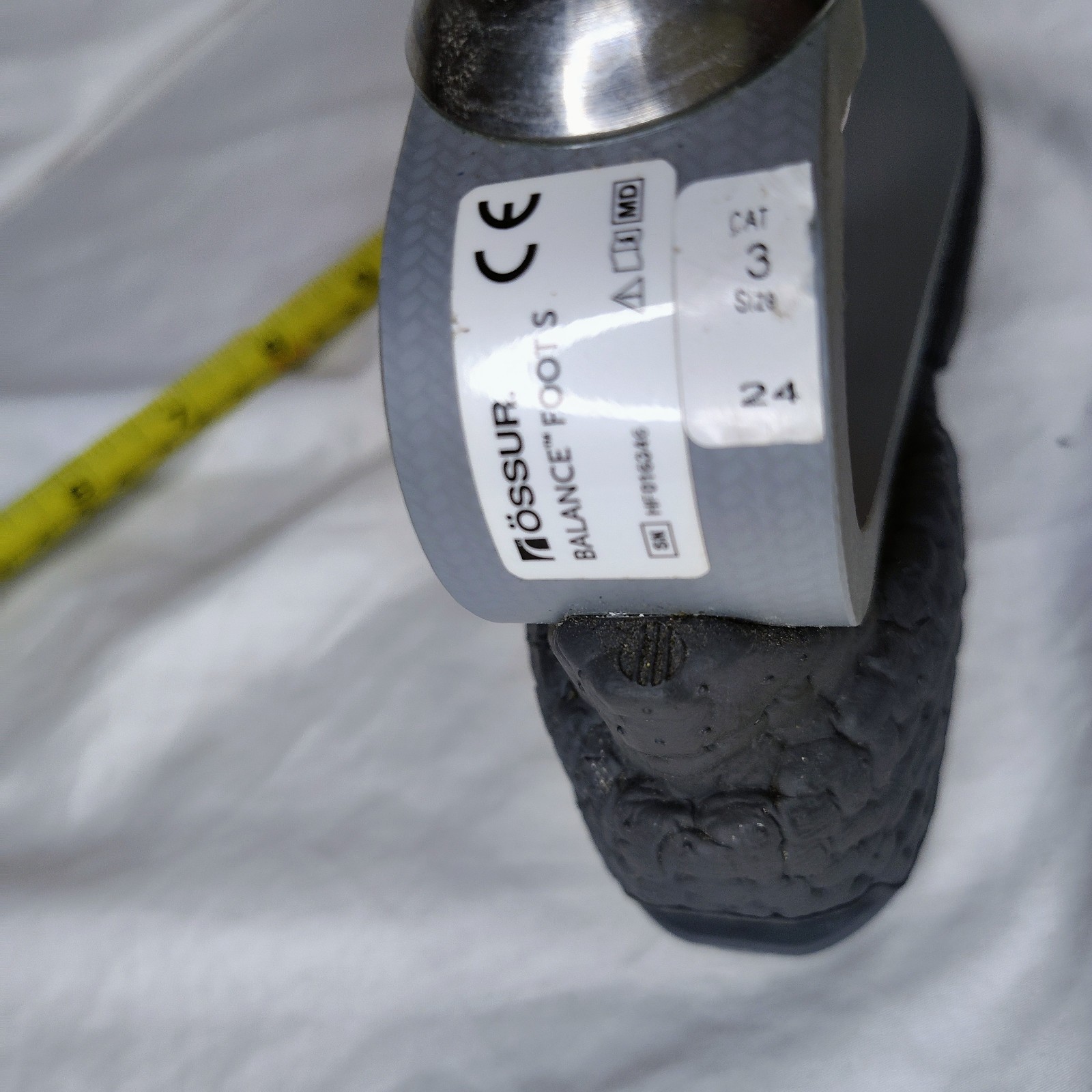 Ossur Balance Foot S Cushioned Prosthetic Lightweight Split Toe sz 24 CAT 3 Rt