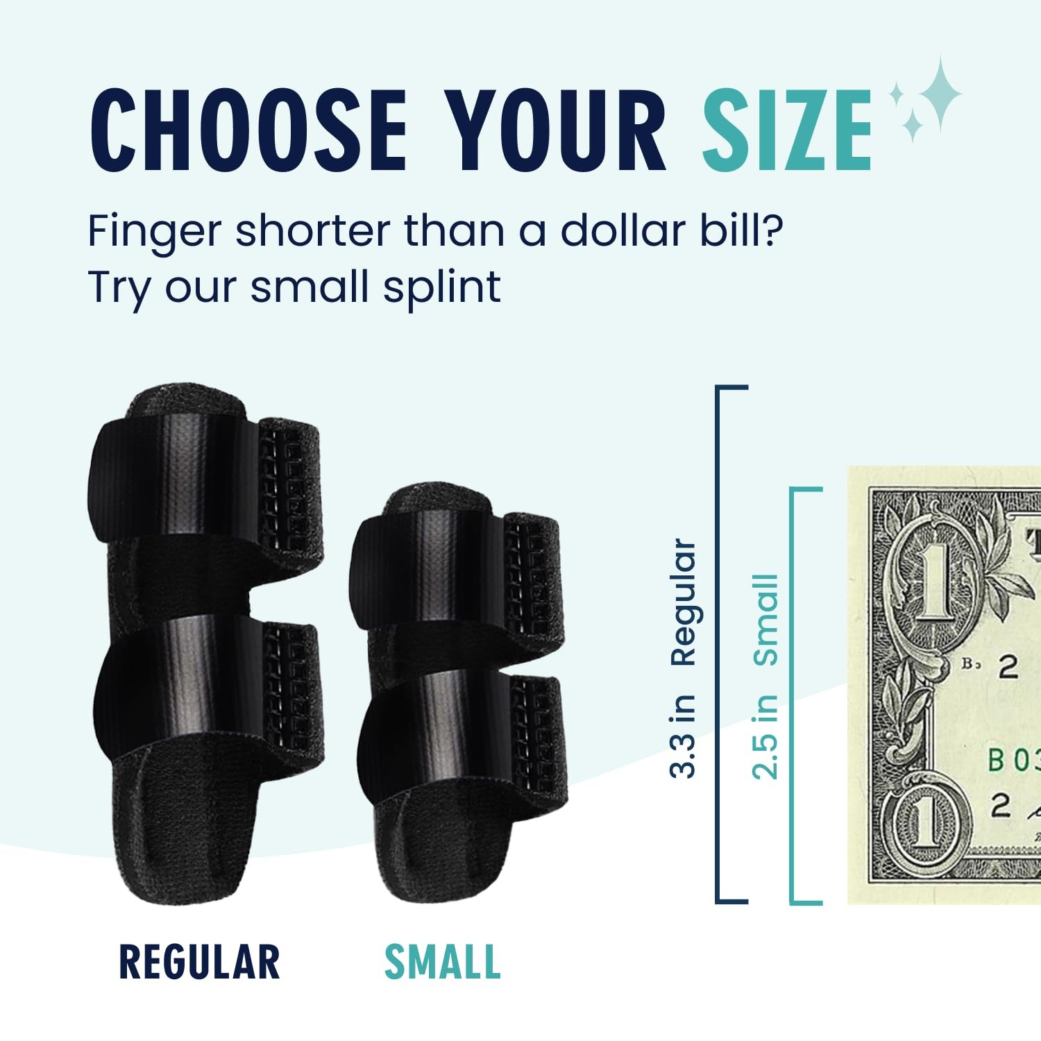 Trigger Finger Splint – 2 Pack – Adjustable Mallet Brace for Arthritis & Injury