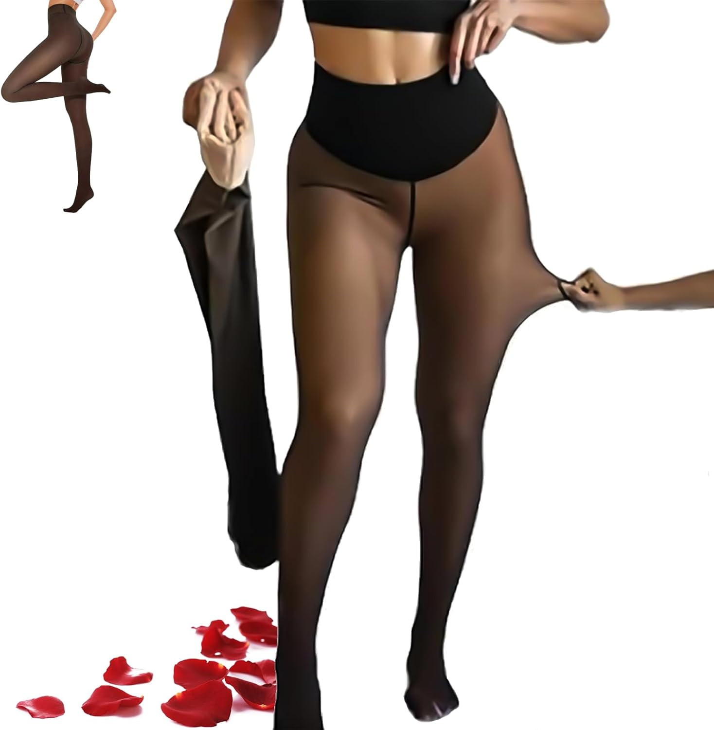 New Compression Band & One Seam Option, the Original Magic Fleece Lined Leggings