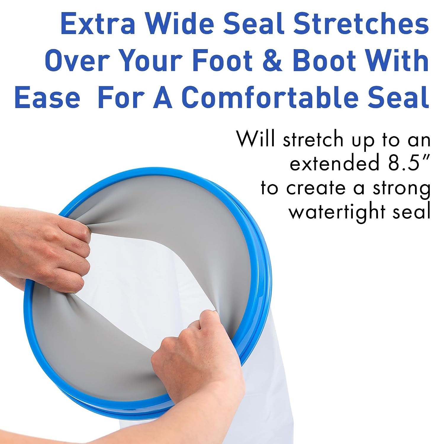 Water Proof Leg Cast Cover for Shower – Watertight Foot Protector Extra Wide XL