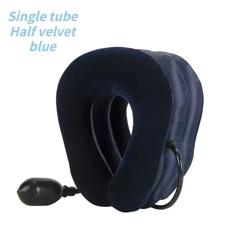Inflatable Neck Stretcher Support Air Cervical Traction Device 3 Tube Brace