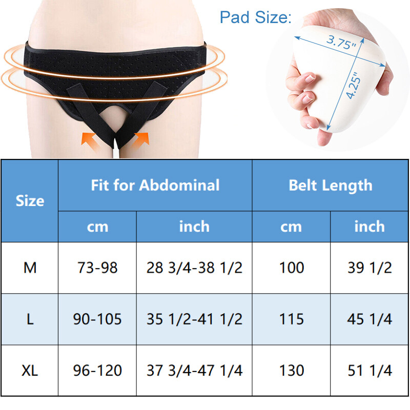 Sports Mens Hernia Support Belt Inguinal Groin Hernia Pain Relief Truss Brace