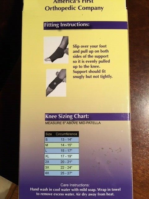 BELL-HORN PROSTYLE KNEE SLEEVE OPEN PATELLA SMALL #204S BRAND NEW IN BOX