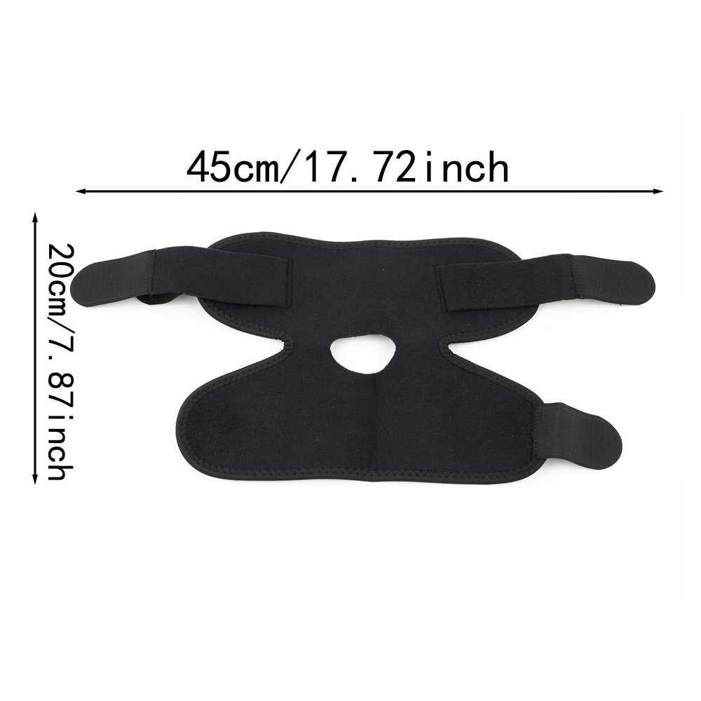 1/2x Ankle Support Brace, Breathable Neoprene Sleeve, Adjustable Wrap for Unisex