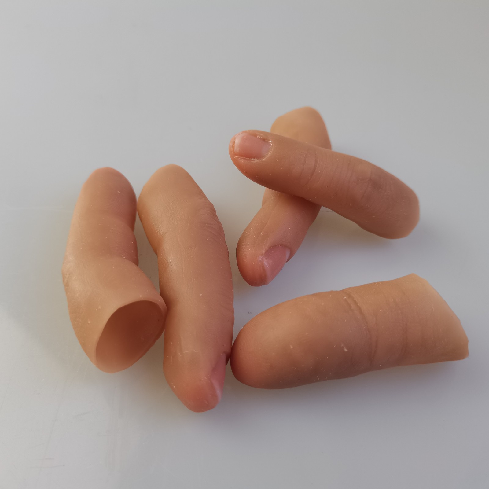 Custom Silicone Prosthetic 1 Finger Cosmetic Replacement