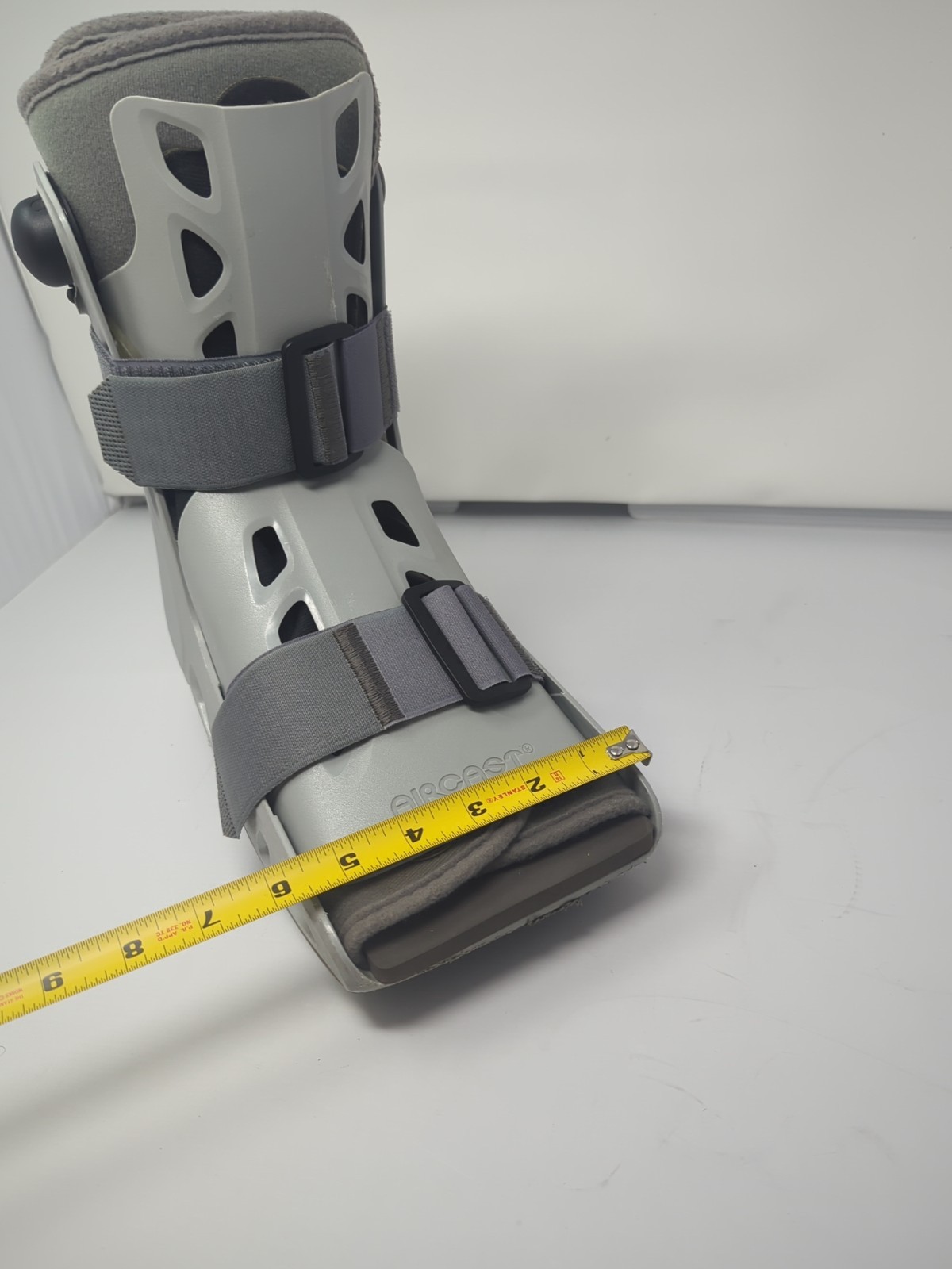 Aircast AirSelect Short Walking Boot Large Walker Brace Foot Fracture Ankle Gray
