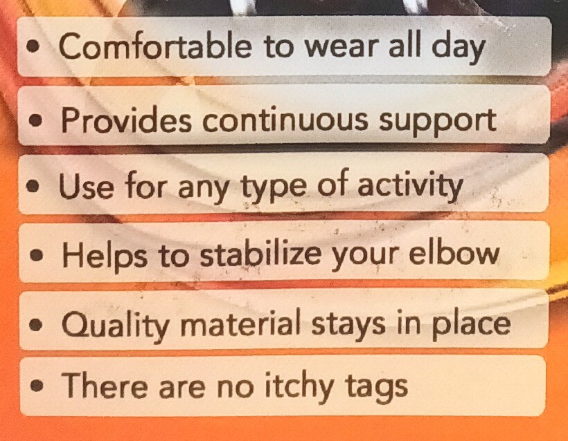 2 X Elbow Brace Compression Support Sleeves Arthritis &Tendonitis Black/Red MED