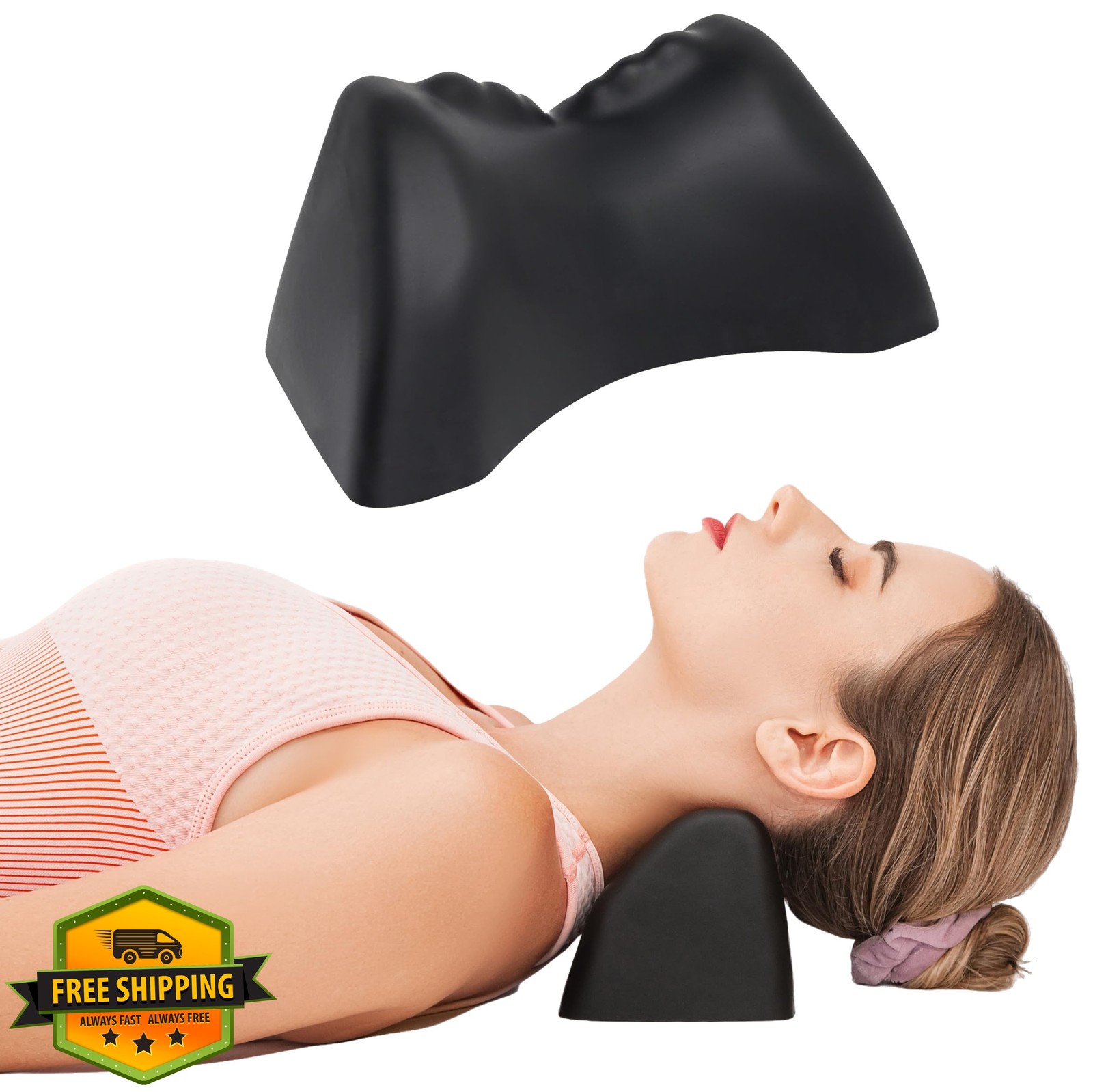 Lumia Wellness Neck Pain Relief Traction Pillow