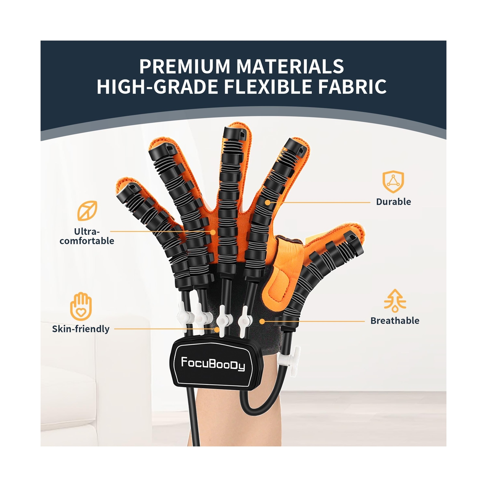 Rehabilitation Robot Gloves Equipment For Stroke Recovery, Hand Strength Exer…