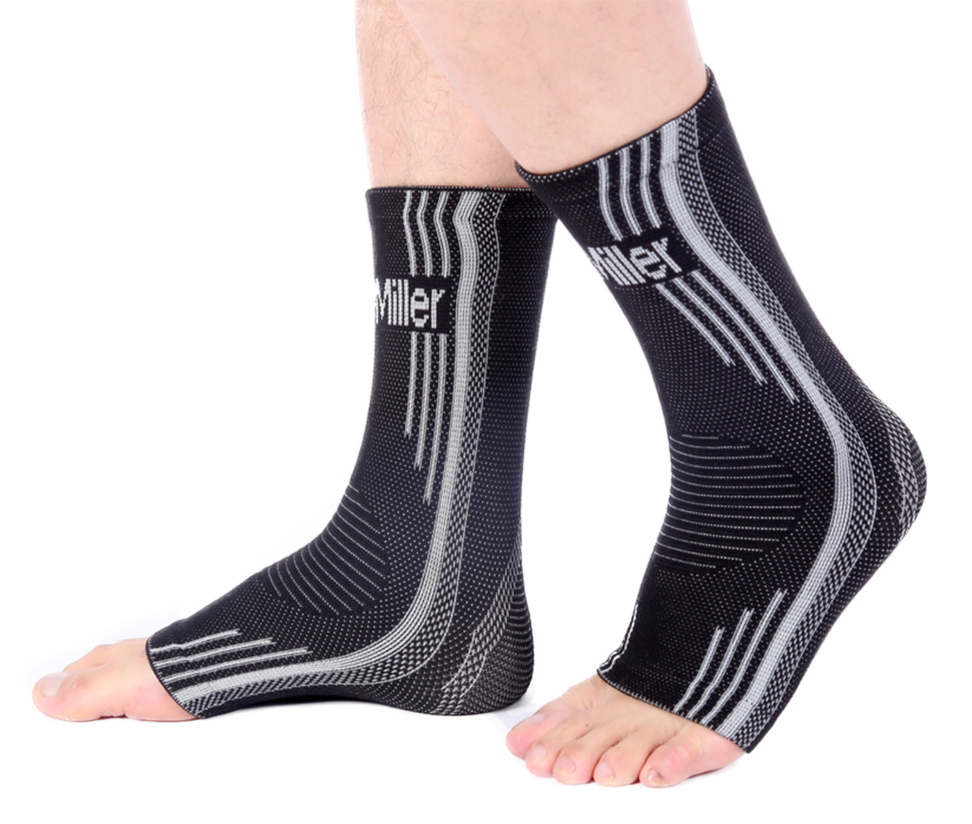 Doc Miller Ankle Compression Sock Brace Sleeve Plantar Fasciitis Tendonitis Spur