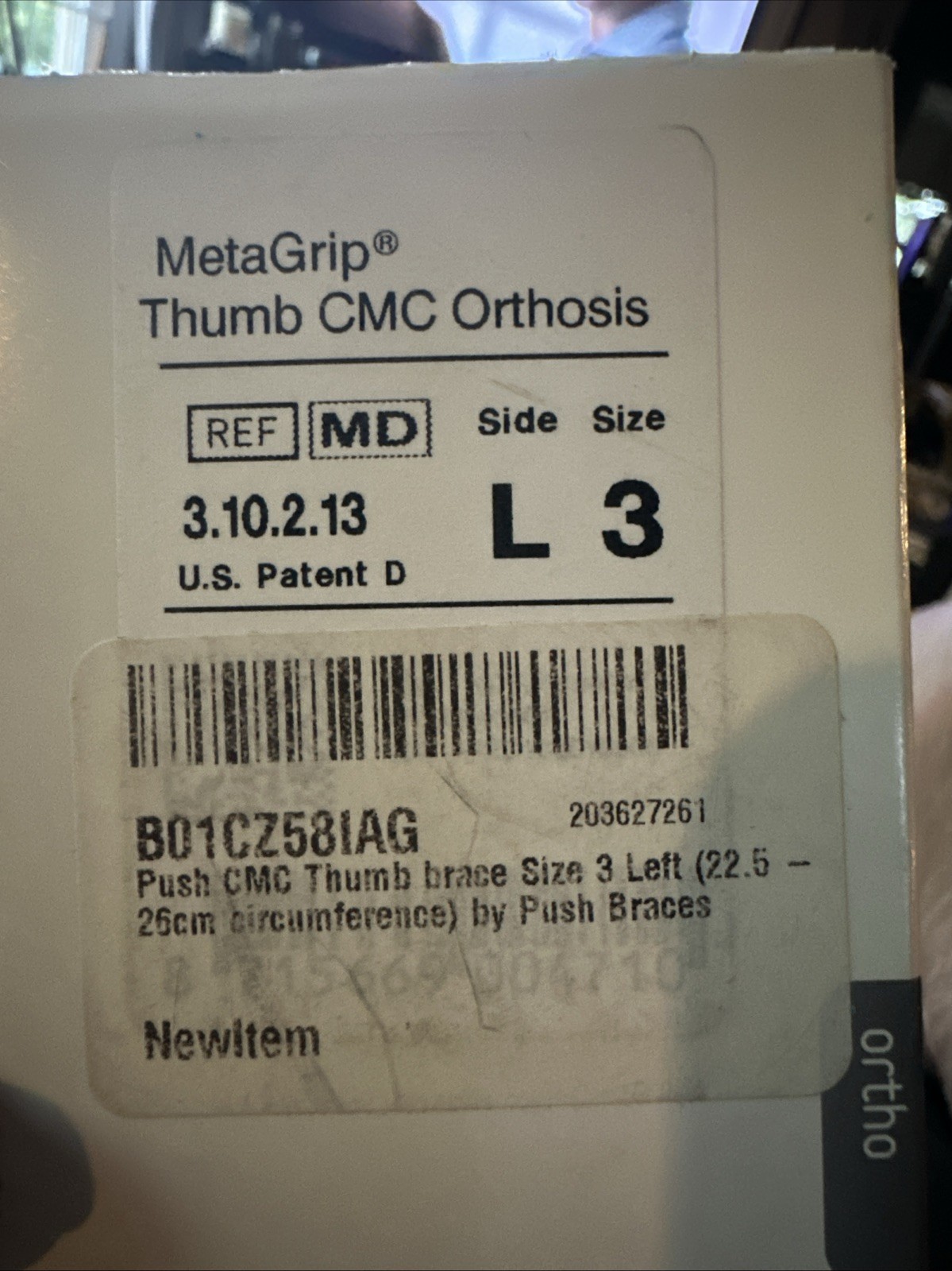 Meta Grip Ortho Thumb Left 3