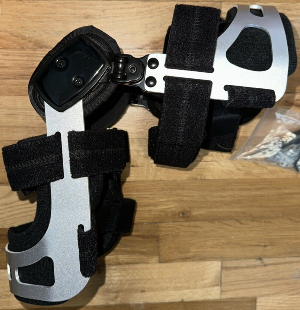NEW ISO Preferred OA Dual Upright ROM Hinge Knee Brace, Large Right, ISO-KN222R