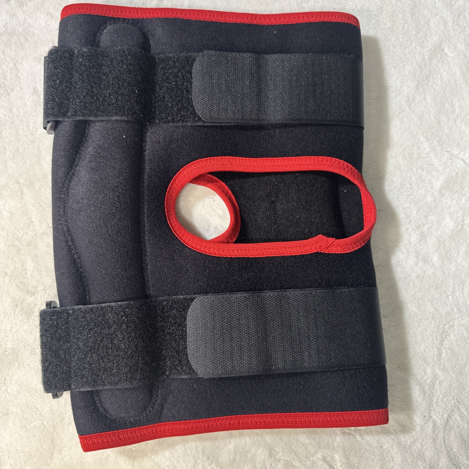 Maxar Wrap-around Knee Brace Size Large Black And Red ITA-MED SF USA